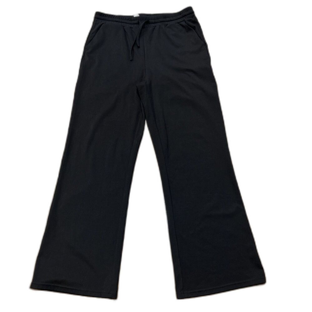 G4 Free Flare Yoga Pants Womens XL Black Pockets Comfort Wide Leg Boot Cut